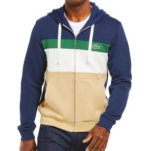Lacoste mens heavy weight zip hoodie